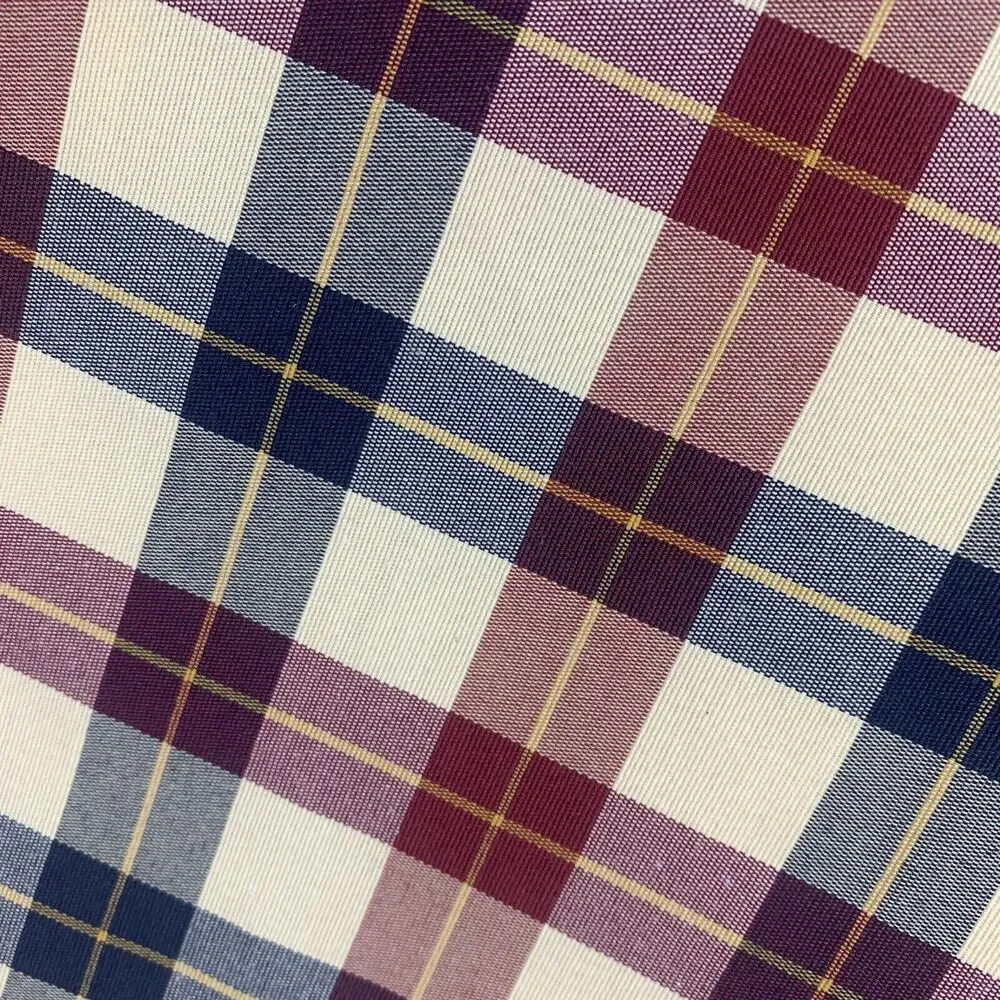 Ian Maxwell Inc Williamsburg Plaid Ridgewood Navy Queen Size Duvet Cover 90x84”